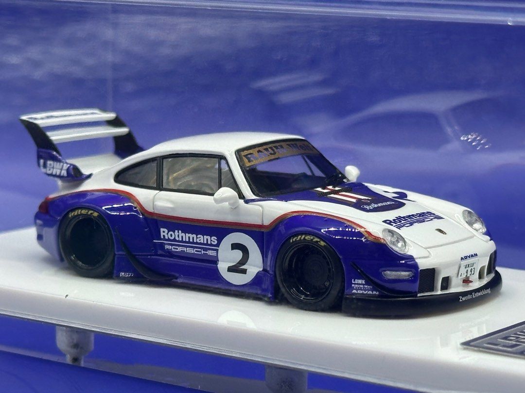 Fuelme 1:64 - RWB LBWK Porsche 993 Rothmans, Hobbies & Toys, Toys