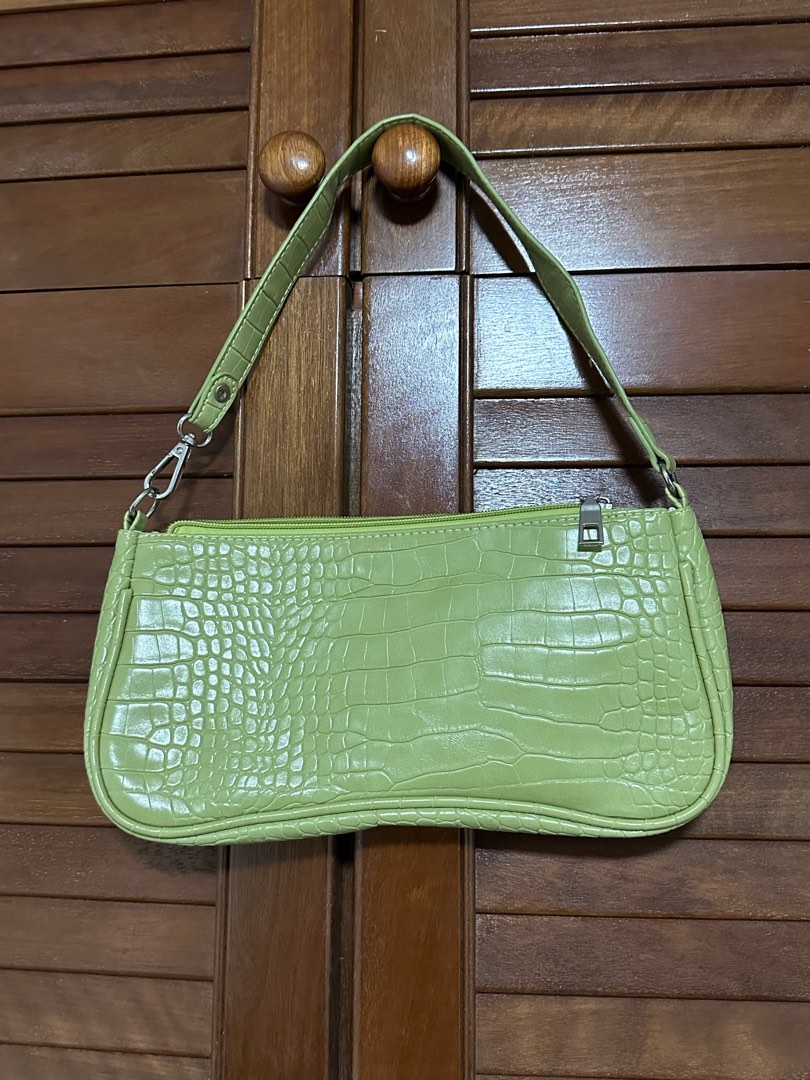 Sage Green baguette bag