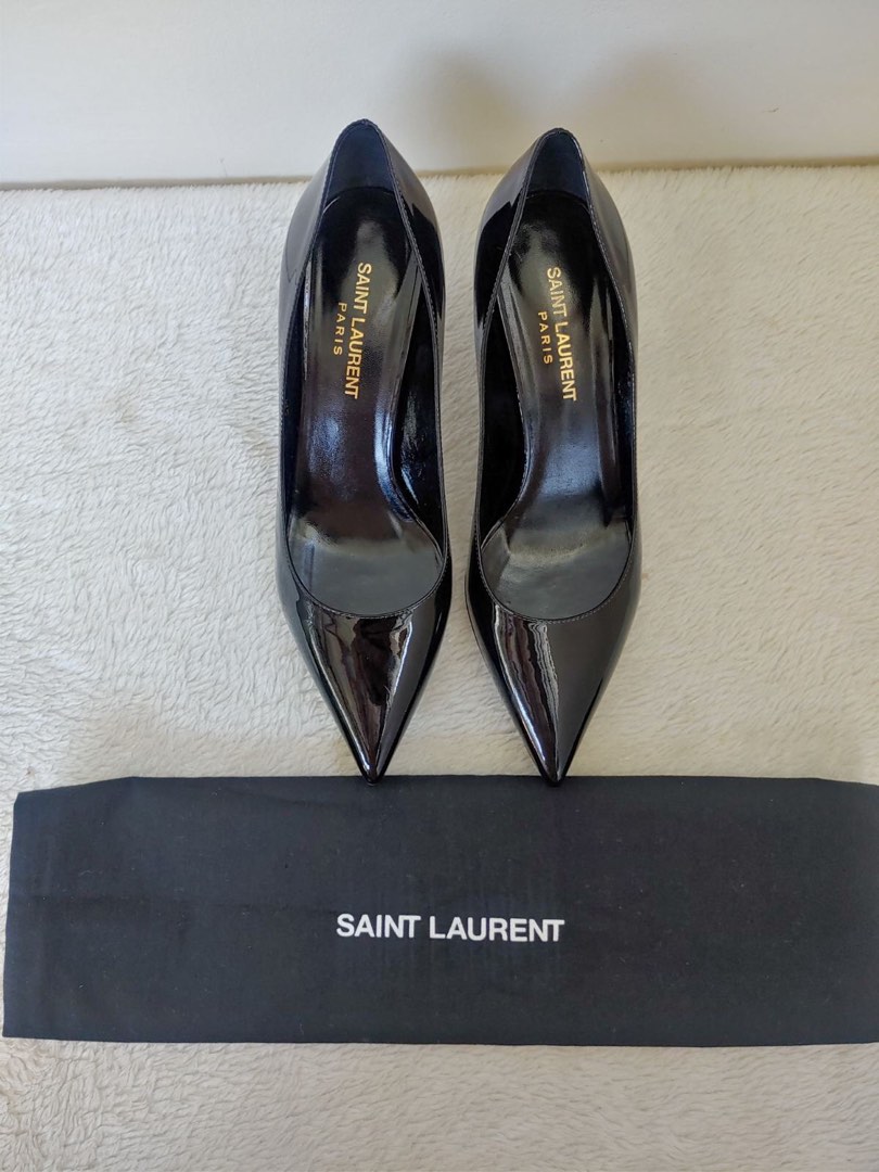 Saint Laurent Kitten Heel Slingbacks RRP £899 | Authentic Preloved