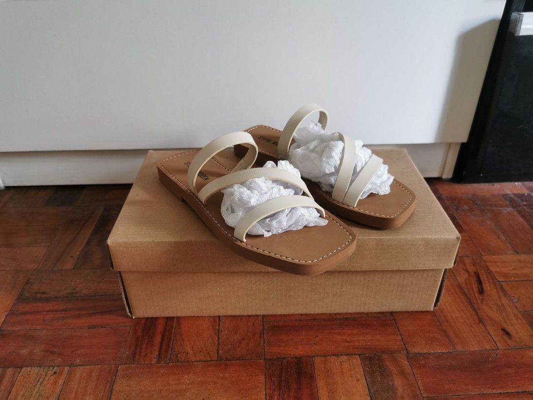 Steve Madden Annabelle Bone Women s Fashion Footwear Flats Sandals on Carousell