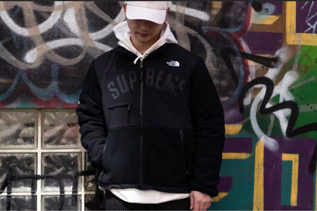 Supreme x the North Face TNF arc logo Denali Fleece Jacket Supreme x the North Face TNF arc logo Denali Fleece Jacket