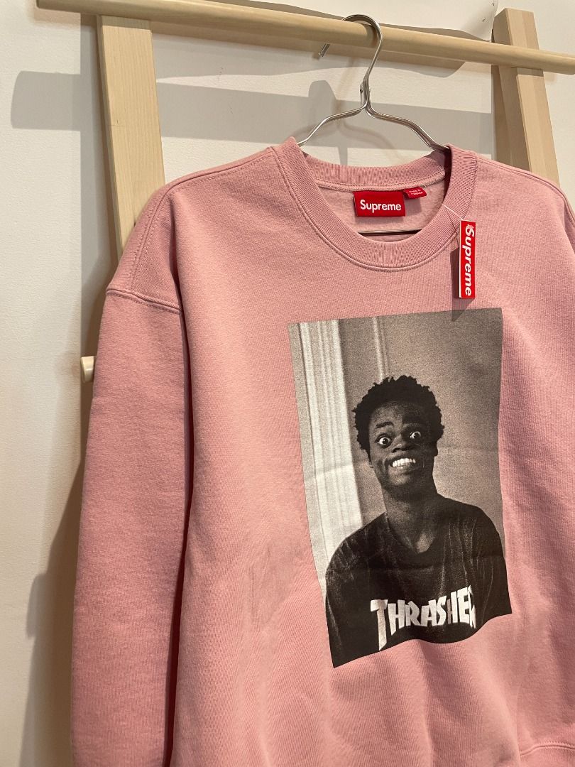 トップス Supreme x Thrasher Crewneck \"Dusty Rose\" Buy Supreme x Thrasher Crewneck 'Dusty Rose' - FW24SW64