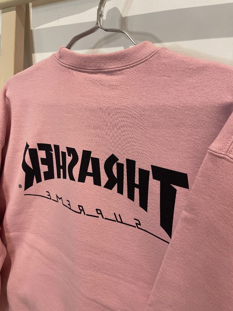 トップス Supreme x Thrasher Crewneck \"Dusty Rose\" Supreme Thrasher Crewneck Dusty Rose | eBay