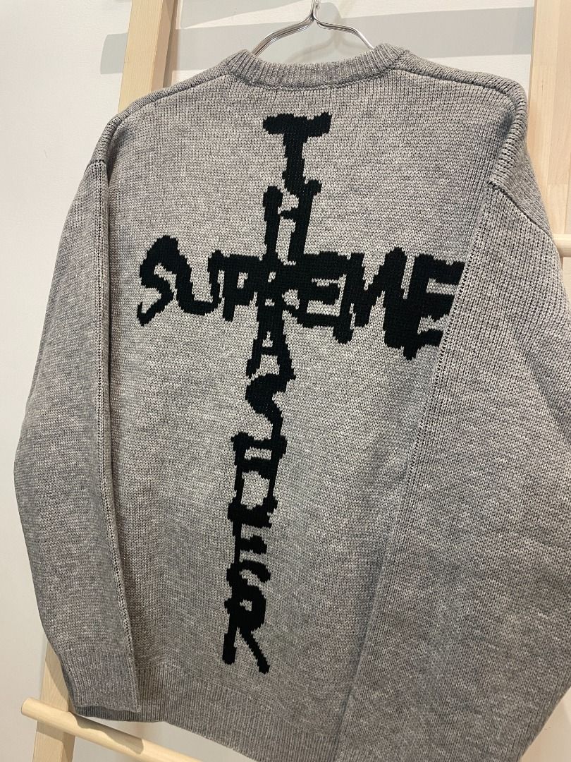 トップス Supreme x Thrasher Sweater Heather Grey