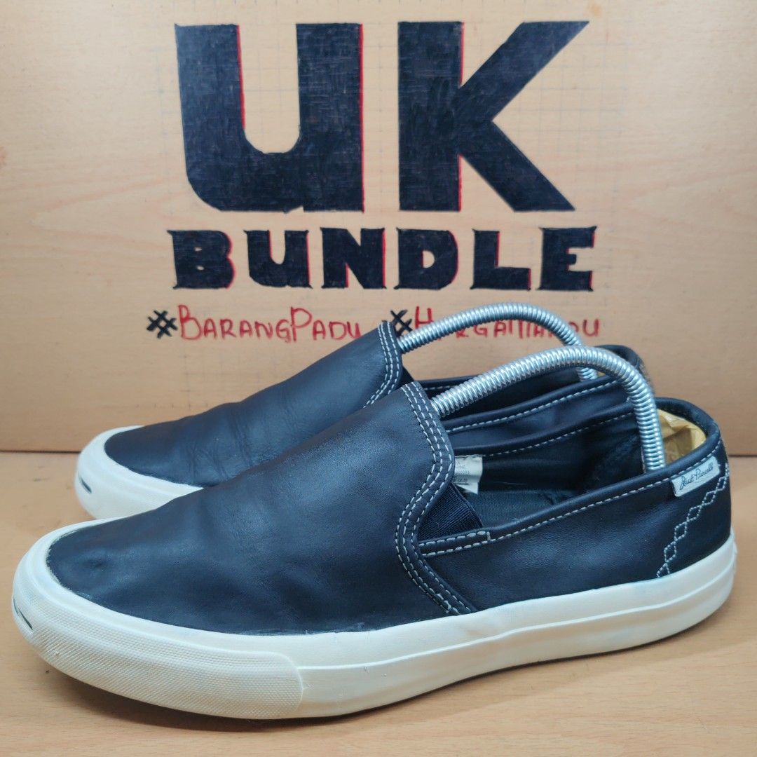 Jack purcell leather slip sales