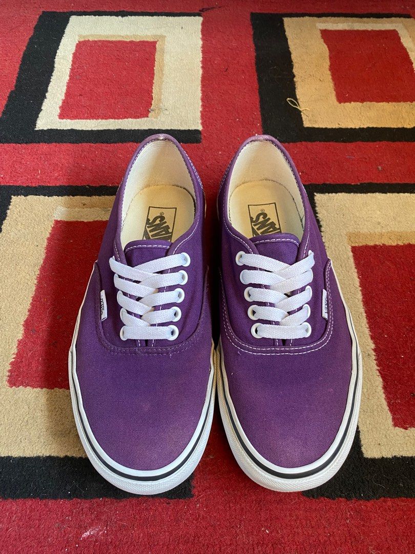 Sneakers Purple And Red Vans Vans Authentic Purple Original