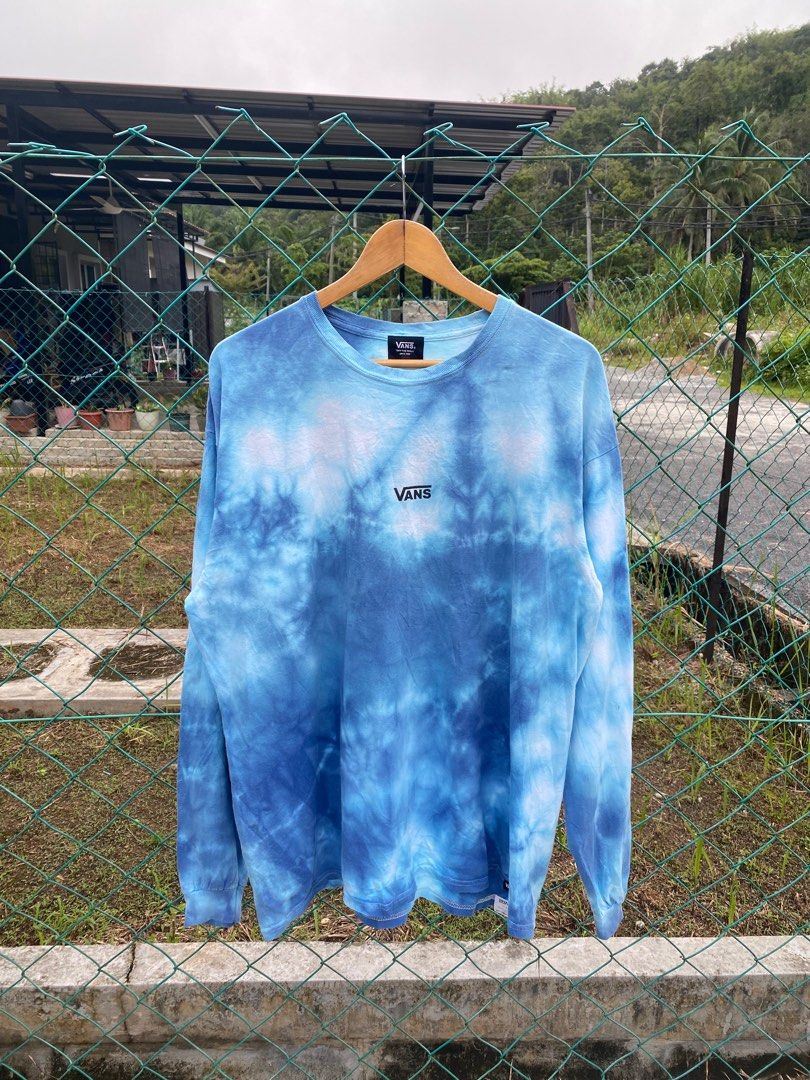 Vans tie dye long sleeve cheap