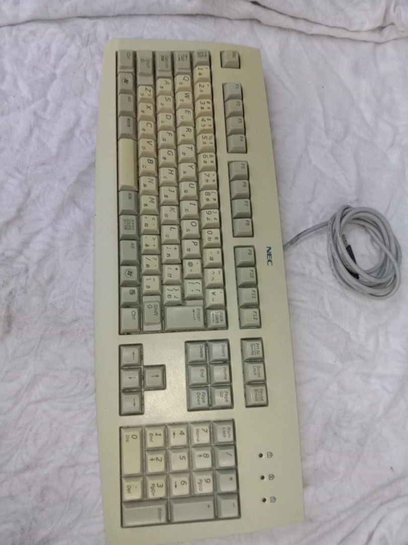 Vintage Classic retro NEC mechanical USB keyboard As is condition Untested 350php (Category: Computer Keyboard) located in Quezon City. Submitted by jpnvintageonline (Listing ID 1331319684, Image 1). Description: Vintage Classic retro NEC mechanical USB keyboard As is condition Untested 350php.