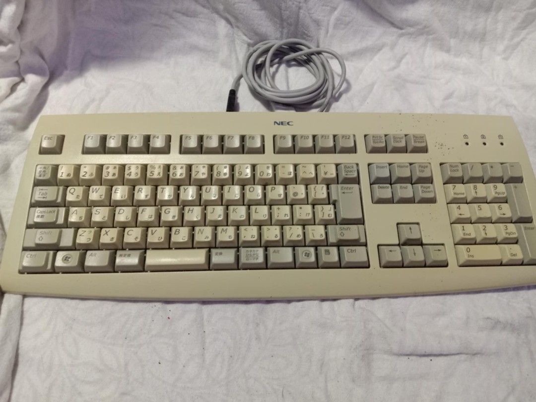 Vintage Classic retro NEC mechanical USB keyboard As is condition Untested 350php (Category: Computer Keyboard) located in Quezon City. Submitted by jpnvintageonline (Listing ID 1331319684, Image 2). Description: Vintage Classic retro NEC mechanical USB keyboard As is condition Untested 350php.