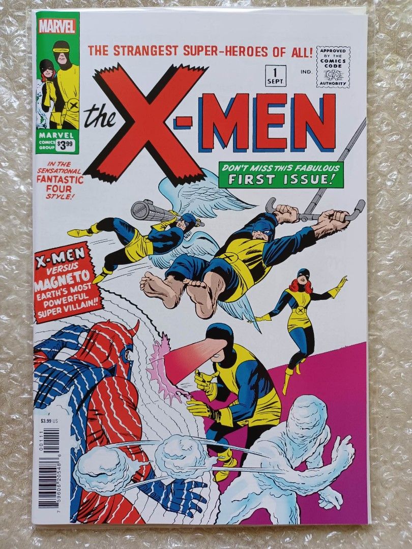 X-Men #1 Marvel Comics Facsimile/Reprint Edition (Category: Comics & Manga) located in Imus. Submitted by mnxtoyhouse (Listing ID 1331266183, Image 1). Description: Marvel Comics Facsimile/Reprint Editiion X-Men #1 PRICE: P900 CONDITION: NM/VF. Complete, no torn pages. PAYMENT: Cash/GCash/BPI MEETUP: Imus, Cavite only SHIPPING: Buyers expense LBC/Lalamove #XMen #KeyIssue #MarvelComics #ComicBook #Facsimile #Reprint #Hobby #MNXToyHouse.