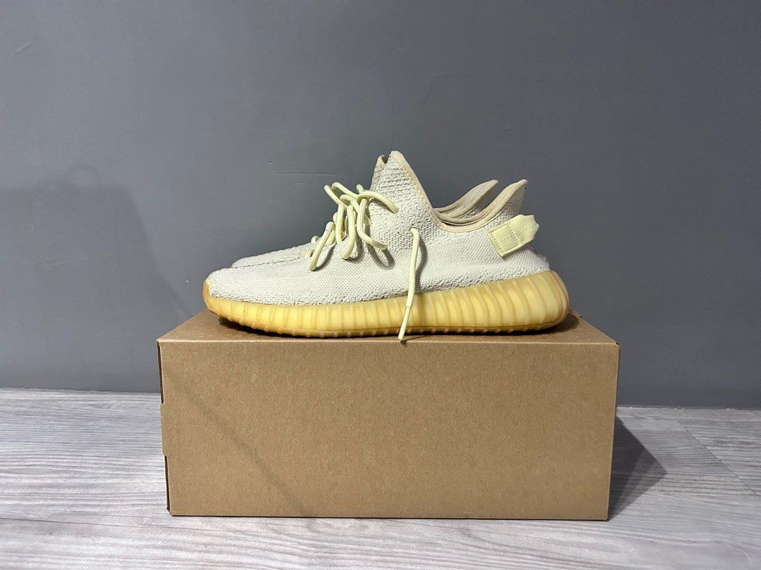 Yeezy boost 350v2 Butter Men s Fashion Footwear Sneakers on Carousell