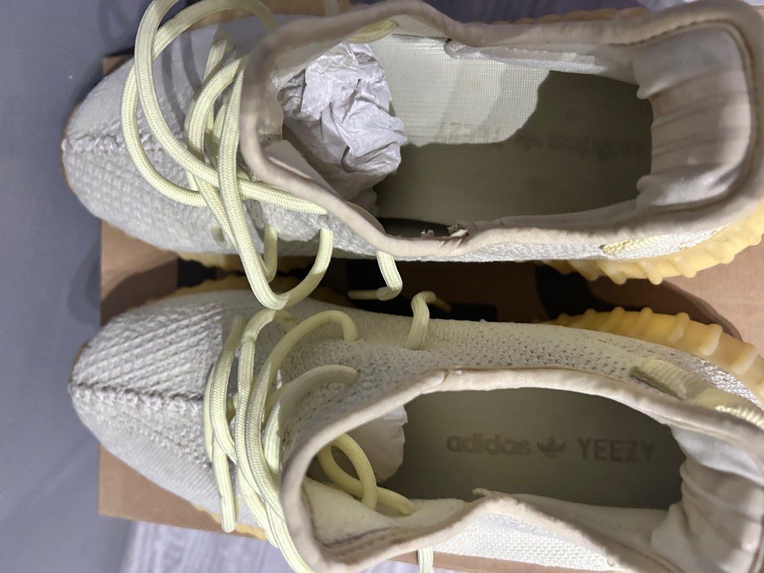 Yeezy boost 350v2 Butter Men s Fashion Footwear Sneakers on Carousell