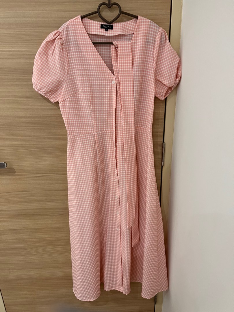 Zalora pink nursing dress