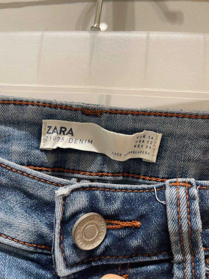 Zara Skinny Jeans (Category: Jeans) located in Mandaluyong City. Submitted by my.closetcleanup (Listing ID 1331327020, Image 3). Description: Payment Methods: GCash BDO Metrobank Delivery Options: Metro Manila - Lalamove or Grab Provincial - LBC Shipping fee shouldered by buyer.