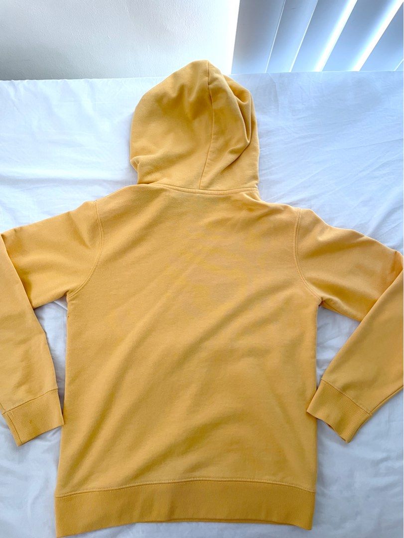 Zara Yellow Sweater Hoodie (Category: Coats, Jackets and Outerwear) located in Cavite. Submitted by xsybear (Listing ID 1331230278, Image 2). Description: - Original Zara Kids but can fit adults - Please see measurements in photos - No issues! Just signs of use RFS: Decluttering.