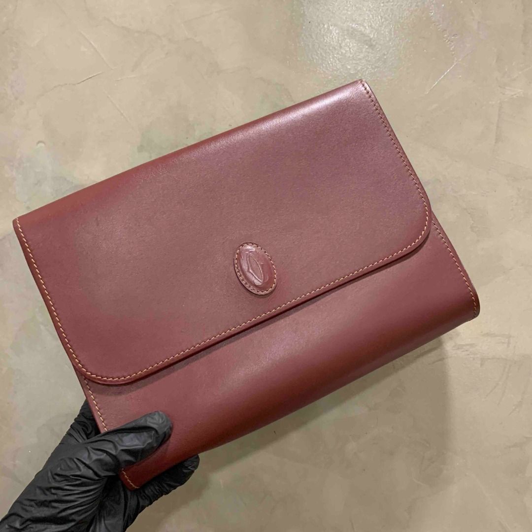 247006152 CARTIER BAG CLUTCH, Luxury, Bags & Wallets on Carousell