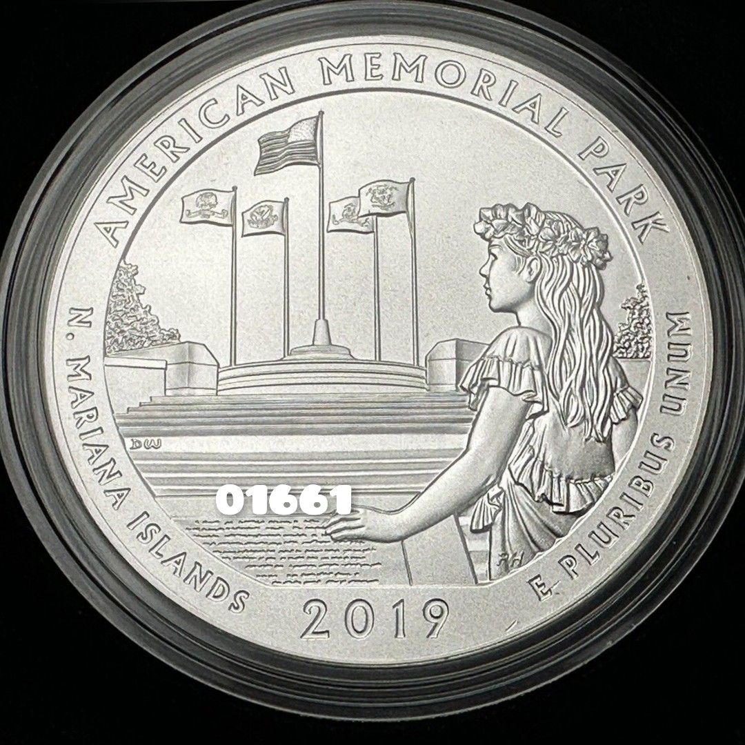 美國國家紀念公園銀幣5盎司，美國銀幣，限量銀幣，銀幣，紀念幣，錢幣，幣～美國國家公園銀幣五盎司