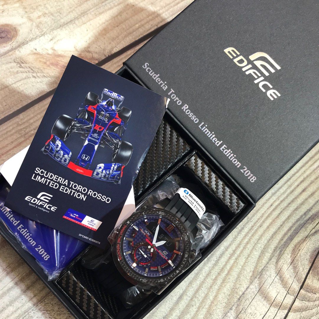 Scuderia Toro Rosso Limited Edition Casio Edifice 2018 Prix Sale