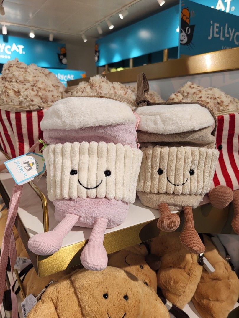 英國倫敦代購英國直送Jellycat Amuseables Coffee-To-Go Bag 咖啡杯