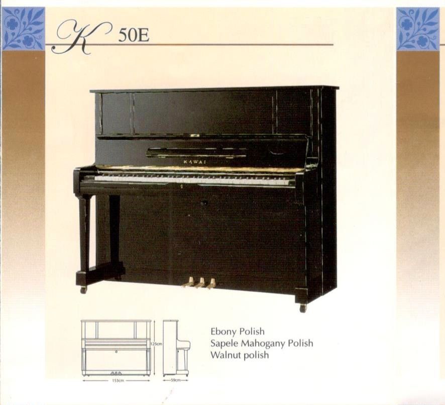 KAWAI K50E 11 800 2003 2488482 Made in Japan EBONY