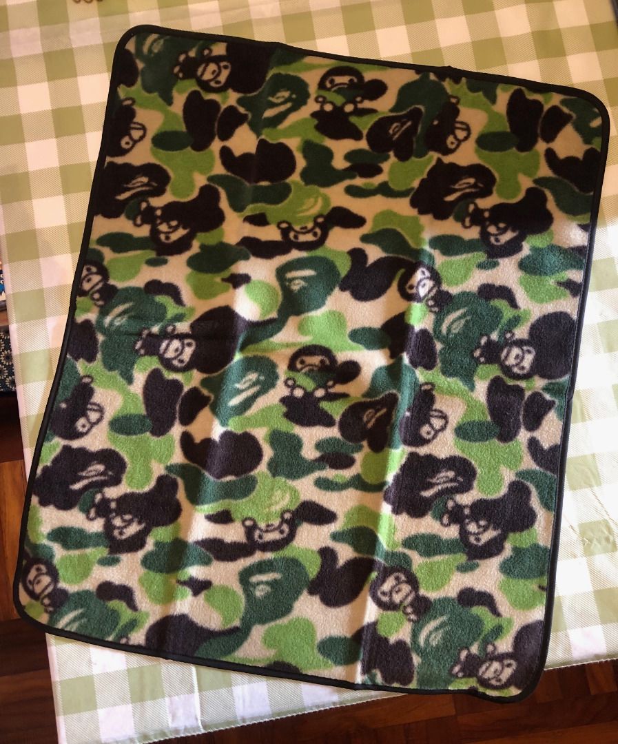 Bape Abc Camo Bathing Ape Blanket Bape Abc Green Camo Canvas Place