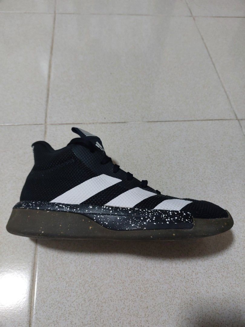 Adidas Pro Next 2019 Shoes Black (Category: Sneakers) located in Baguio. Submitted by cattsent (Listing ID 1331509148, Image 2). Description: Lightweight B-ball shoes designed for comfort on the court. Keep defenders guessing on the hardwood. These adidas basketball shoes deliver extra traction as you cut and pivot on a dime. A textile upper and lightweight midsole cushioning let you attack defenders in comfort. Details - Regular fit - Lace closu