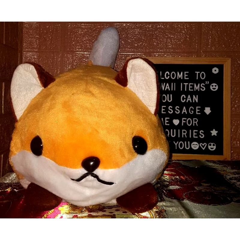 Amuse Fox Jumbo Plush (Category: Plushies & Soft Toys) located in Manila. Submitted by kawaii_items_stuffed_toys (Listing ID 1331544690, Image 1). Description: Brandnew Amuse Fox Huggable Plush Height 10½inches/27cm Length 24inches/61cm including the tail Just message me if you ever want to see more pictures of the item, I'm more than glad to assist you..
