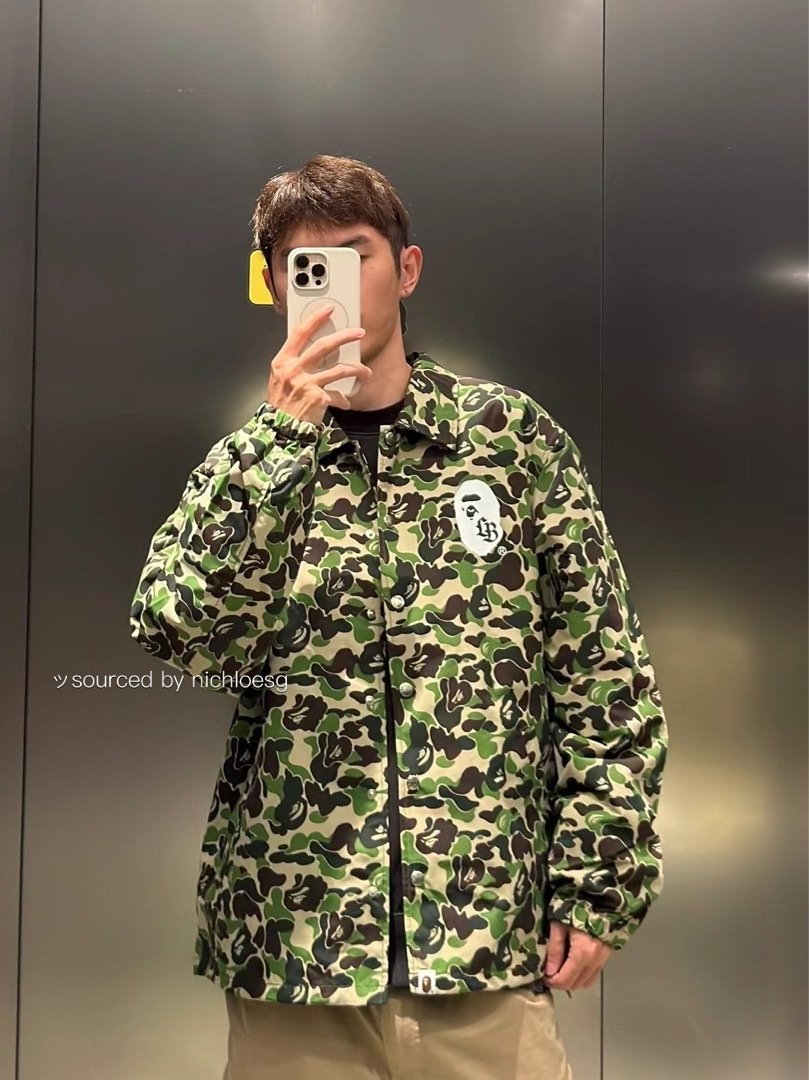BAPE X LBWK 】ABC CAMO COACH JACKET | bape.com