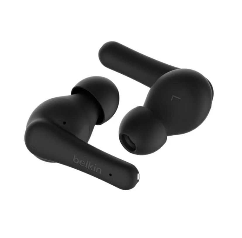 BELKIN Soundform Rhythm True Wireless Earbuds (Category: Earphones) located in San Pedro. Submitted by haze.m (Listing ID 1331488673, Image 1). Description: Part Number: AUC012 • Extended battery life gets at least 8 hours of non-stop playtime, with an additional 20 hours of battery life in the charging case • Clear Call Quality technology reduces background noise so your voice is heard during calls • Bluetooth multipoint technology for simultane