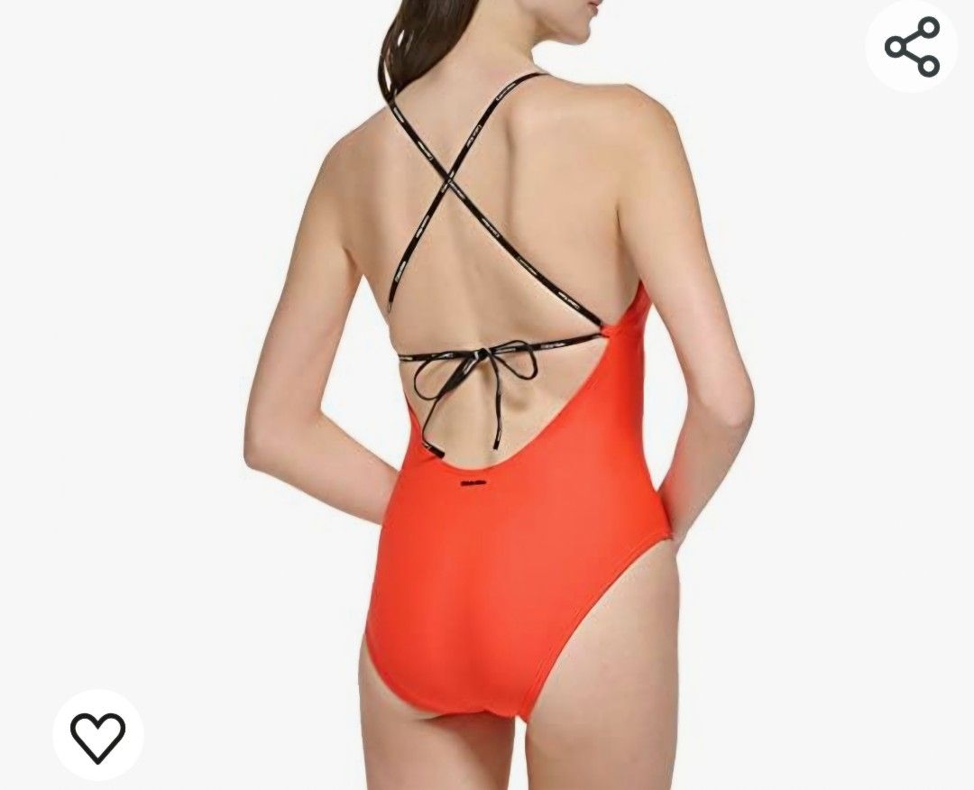 Maillot calvin klein orange outlet