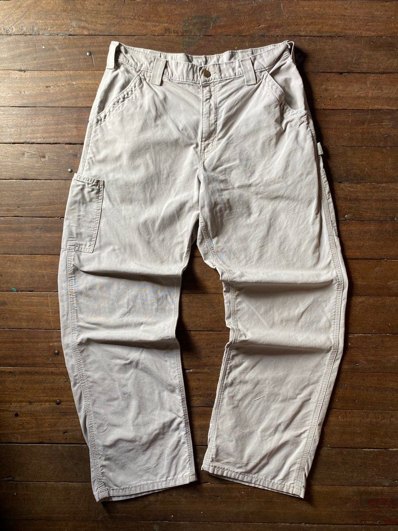 Carhartt Canvas Work Dungaree Pants Men s Fashion Bottoms Chinos on Carousell