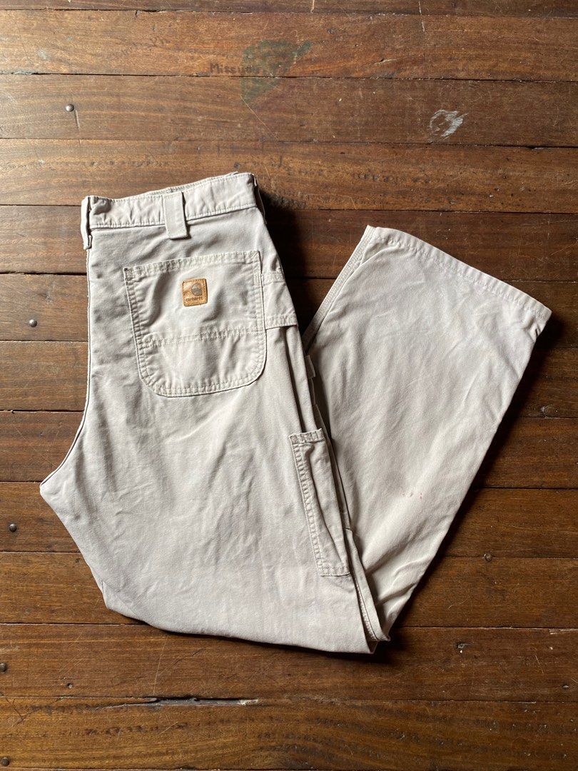 Carhartt Canvas Work Dungaree Pants Men s Fashion Bottoms Chinos on Carousell