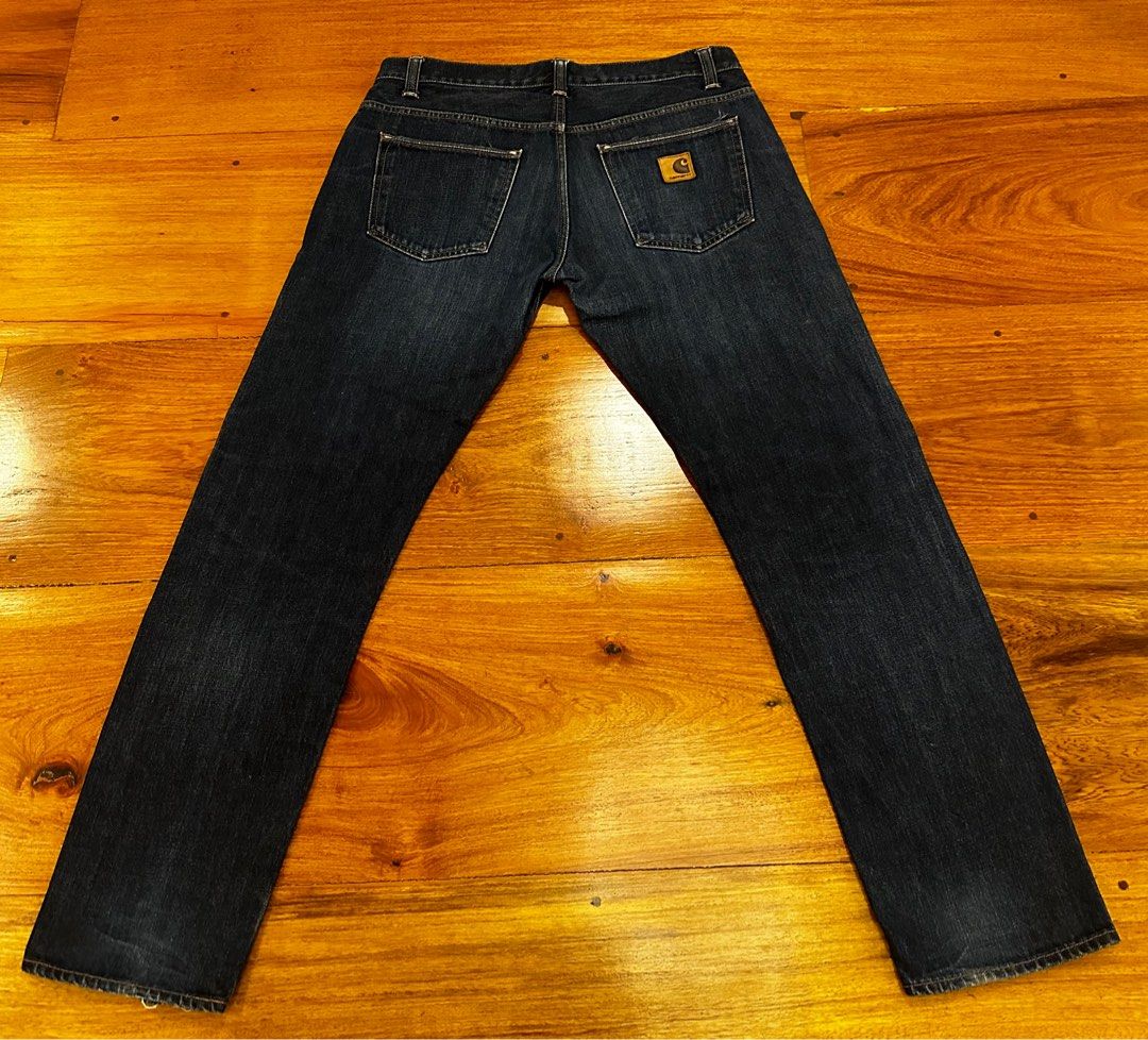 Carhartt Privateer Pants Selvedge Jeans Men s Fashion Bottoms Jeans on Carousell