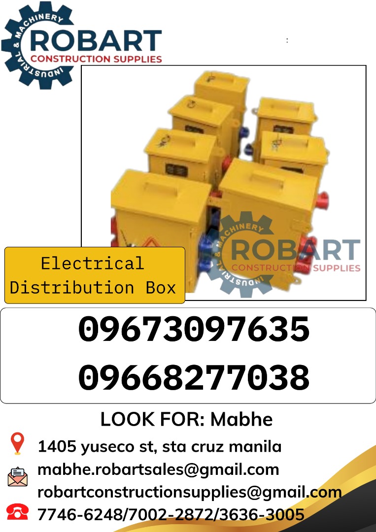 ELECTRICAL DISTRIBUTION BOX, Commercial & Industrial, Construction ...