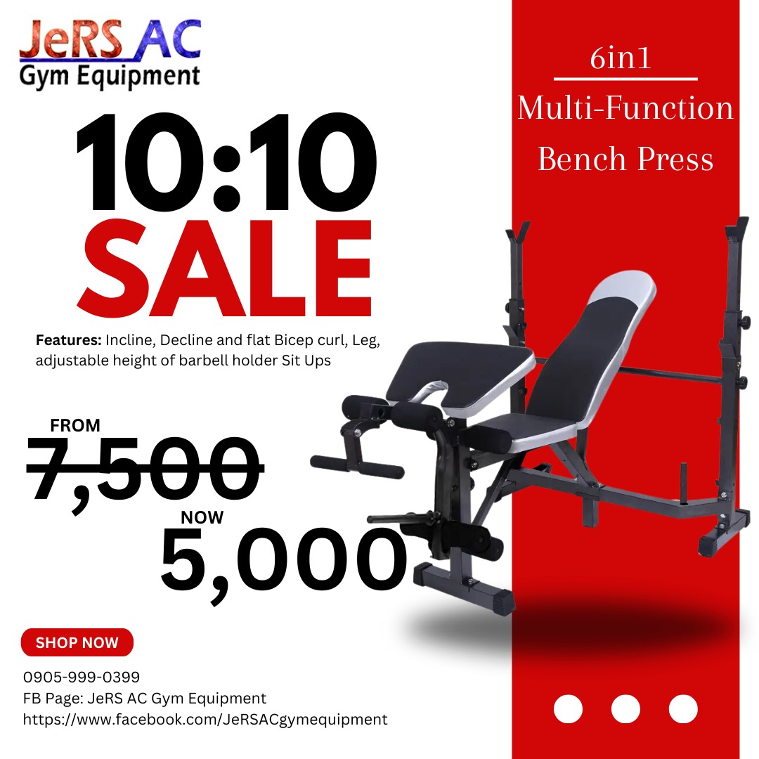 Full Body Workout Exercise Bench Adjustable 660lbs Bench Split Type