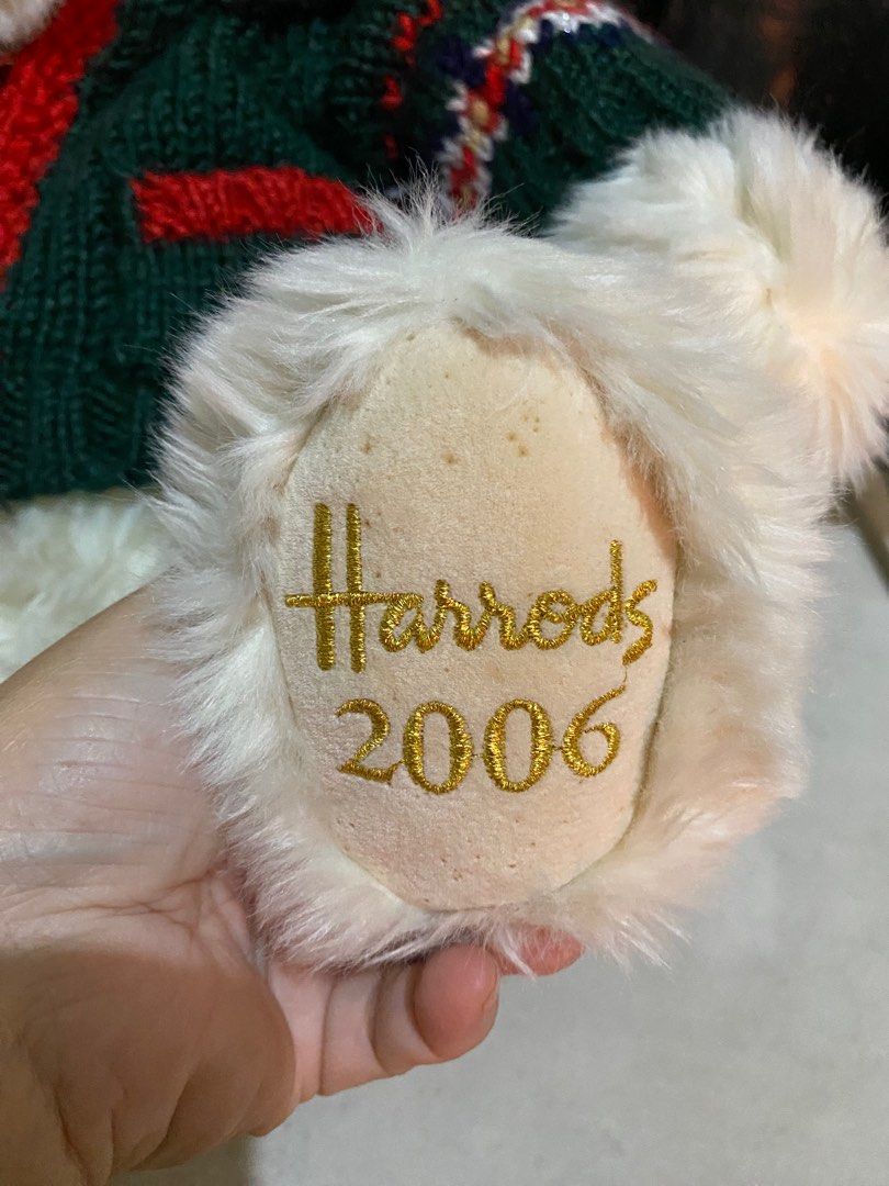 Harrods 2006 Alexander Christmas Bear 13 17 Plush Hobbies Toys Toys Games on Carousell