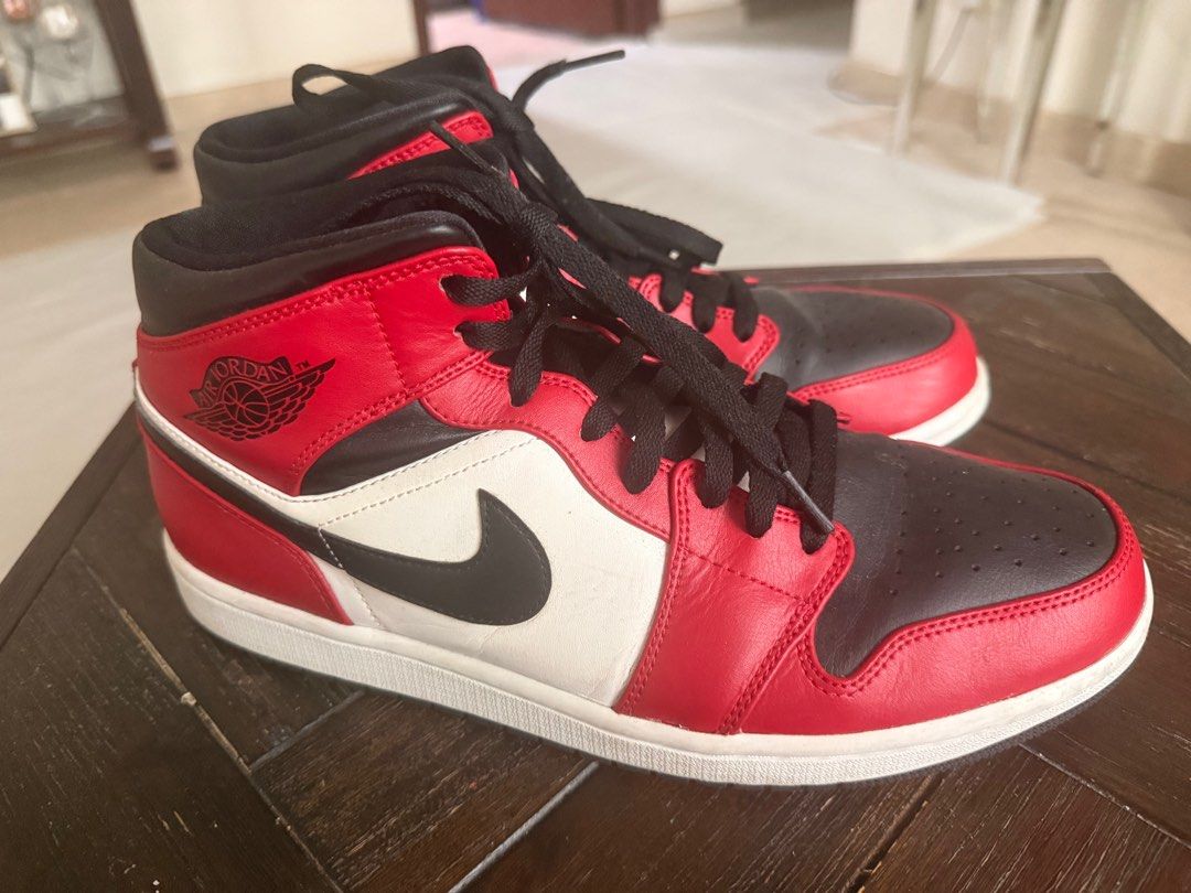 Jordan Air 1 Chicago Mid Toe Size Men US 11.5 EU 45.5