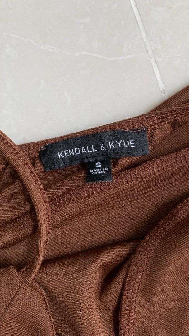 Kendall & Kylie brown mini dress, Women's Fashion, Dresses & Sets, Dresses  on Carousell