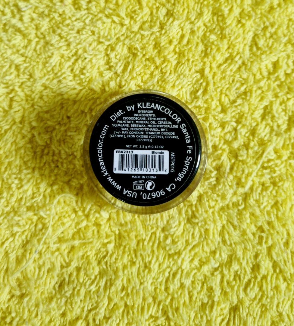 KLEANCOLOR BROW POMADE (Category: Makeup) located in Manila. Submitted by luxeclassyshop (Listing ID 1331440741, Image 2). Description: KLEANCOLOR BROW POMADE 3.5g.