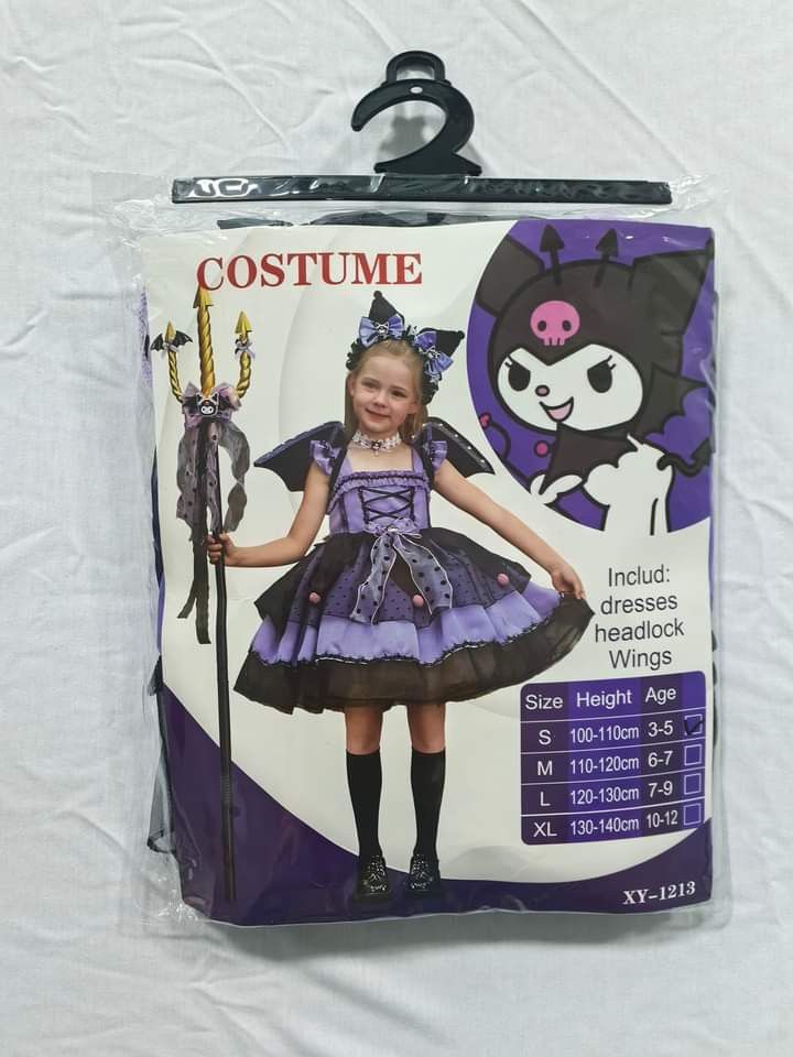 kuromi halloween costume (Category: Babies & Kids Fashion) located in Manila. Submitted by saguittarian06 (Listing ID 1331529777, Image 1). Description: .