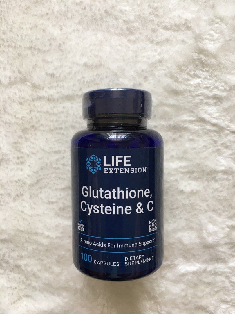 Life Extension Glutathione Cysteine & C 100 capsules Antioxidant  穀胱甘肽半胱氨酸抗氧化, 健康及營養食用品, 健康補充品, 健康補充品- 維他命及補充品-