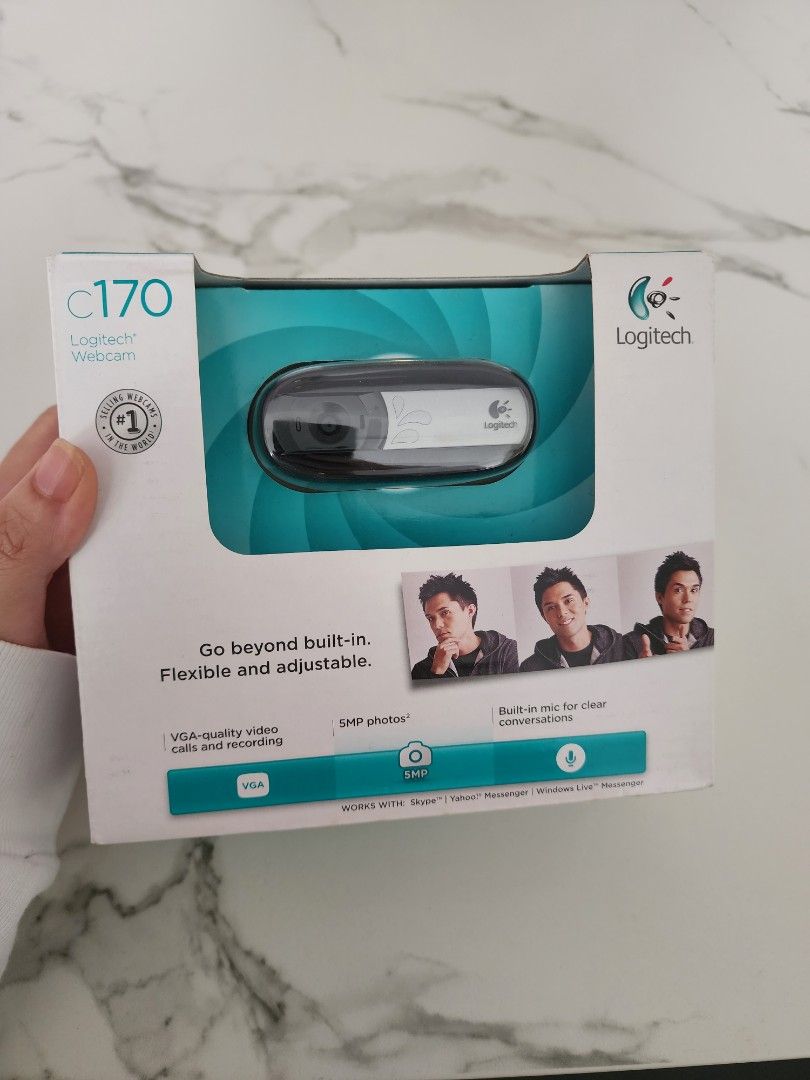 Logitech C170 Webcam, Computers Tech, Parts Accessories