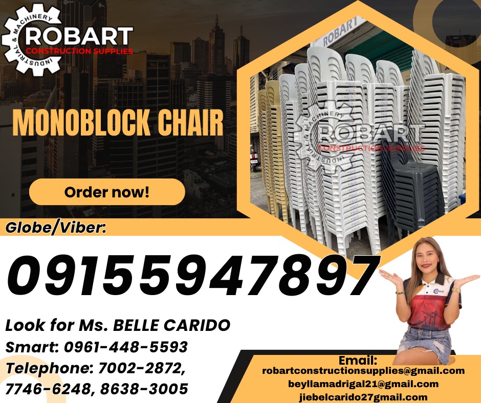 Monoblock Chair, Commercial & Industrial, Construction Tools ...