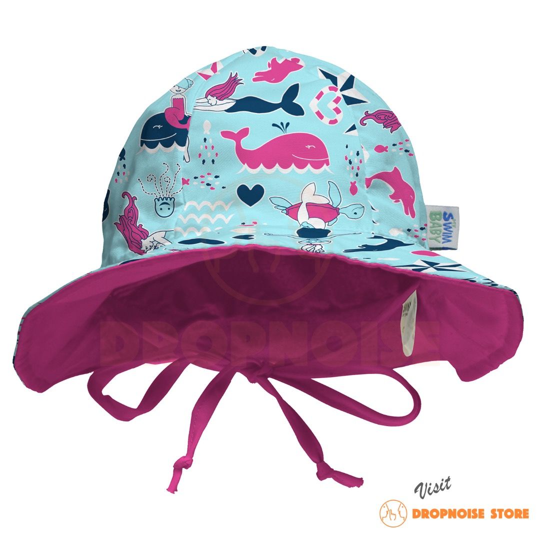 My Swim Baby Reversible UV Protection Sun Hats for 0 to 6 Months Old Little Mermaid Babies Kids Babies Kids Fashion on Carousell