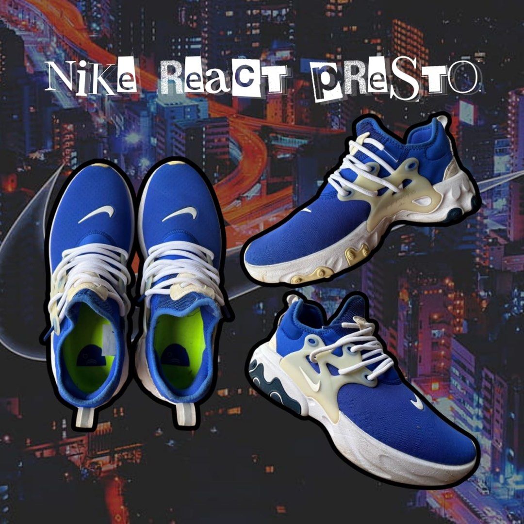 Nike presto react royal blue store