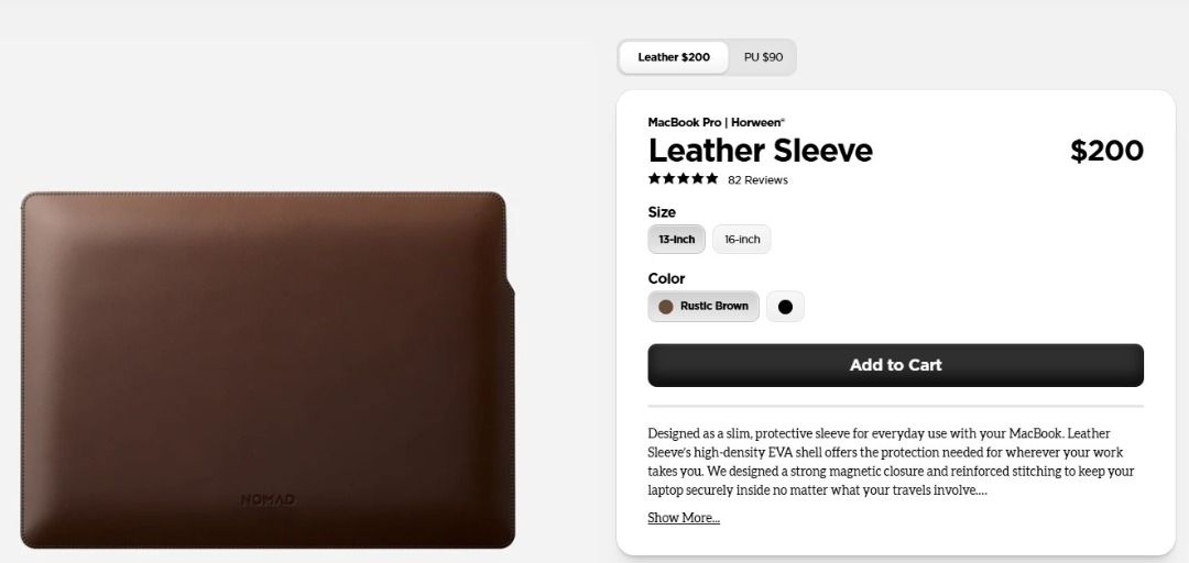 NOMAD MacBook Pro Air 13吋皮套, 電腦＆科技, 電腦周邊及配件, 手提