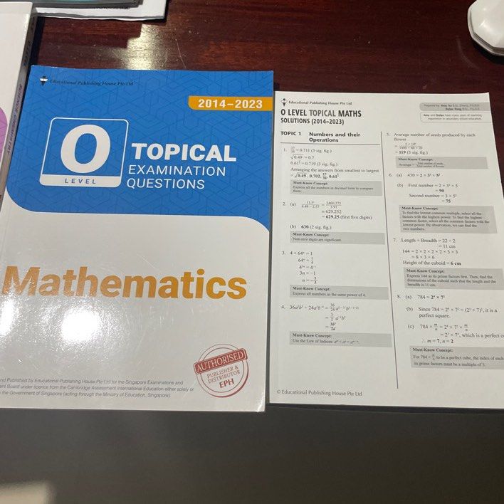 o level topical math, Hobbies & Toys, Books & Magazines, Assessment ...