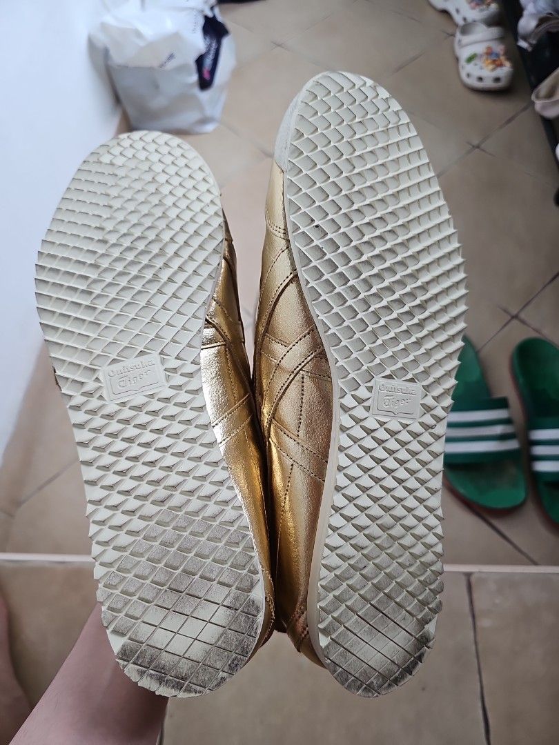 Onitsuka tiger gold shoes, Men's Fashion, Footwear, Sneakers on - Main Image