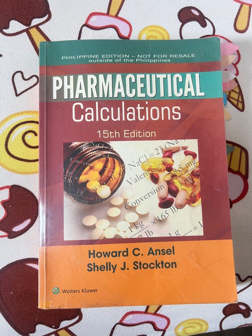 Pharmaceutical Calculations - Ansel (Category: Textbooks) located in Quezon City. Submitted by louminisce (Listing ID 1331409717, Image 1). Description: .