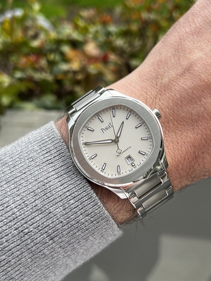 FSOT Piaget Polo S Silver White Dial 42mm Automatic Luxury Watches on Carousell